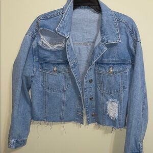 Distressed Denim Jacket